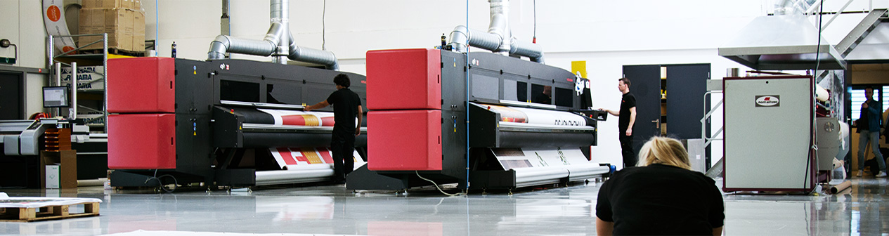 De grootformaat printers van M2 Printing